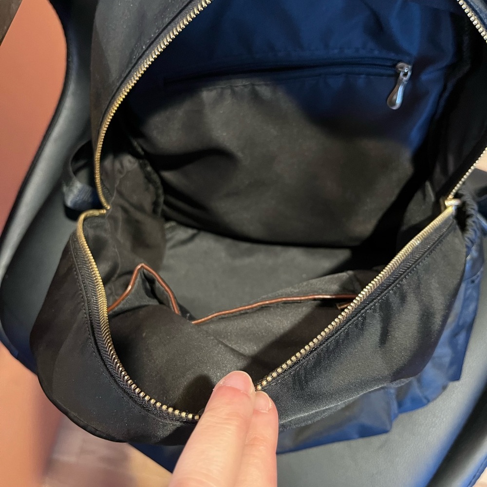 Black mini backpack - Picture 3 of 4
